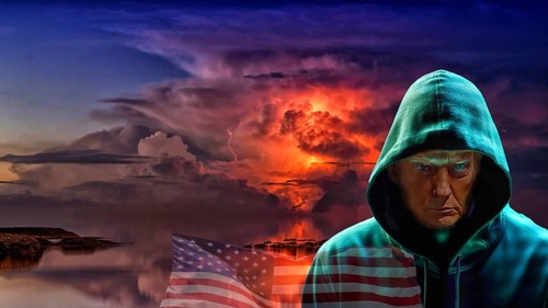 Symbolic image, Donald Trump, re-election, USA, politics, announcements, vendetta, wanted dictator,