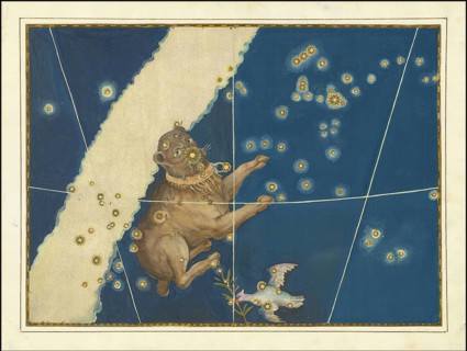 Astronomy. The celestial atlas, the Uranometria, Ptolemaic constellations, by Johann Bayer (1572 -