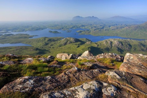 View of Suilven, Sutherland, Scotland, Great Britain