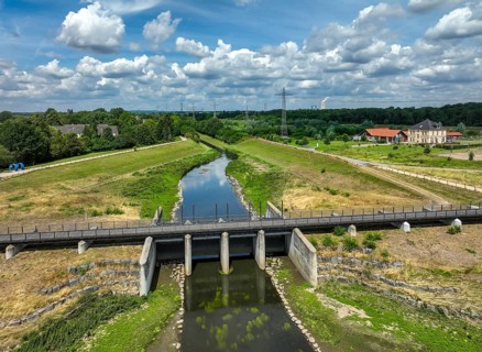 Dortmund / Castrop-Rauxel, North Rhine-Westphalia, Germany, renaturalisation of the Emscher, flood