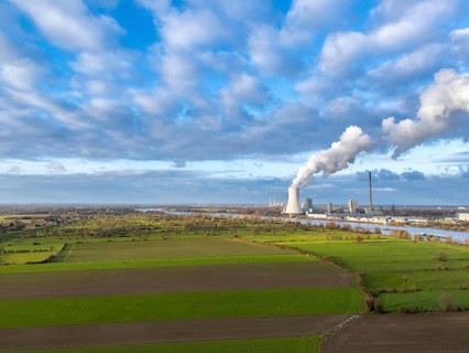 The STEAG coal-fired power plant Duisburg-Walsum, on the site of the former Walsum colliery, on the