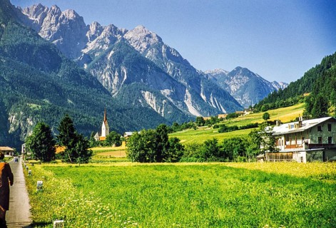 Village of Tristach, Lienz Dolomites, East Tyrol, Austria, Europe, 1950s, Europe