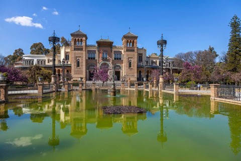 Museum of Popular Art and Customs of Seville in the Mudéjar Pavilion, Plaza de América, María Luisa