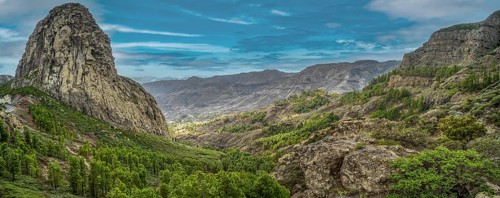 Landscape La Gomera Canary Islands