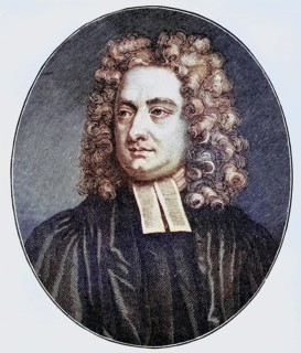 Dean Swift, also Jonathon Swift, pseudonym Isaac Bickerstaff, 1667-1745, Anglo-Irish author,