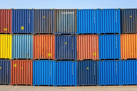 Duisburg, North Rhine-Westphalia, Germany, Port of Duisburg, container port, duisport logport, two
