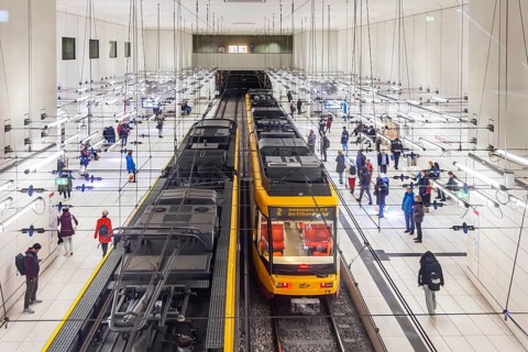 Trams and light rail operate the rail-based public transport network in Karlsruhe. They are