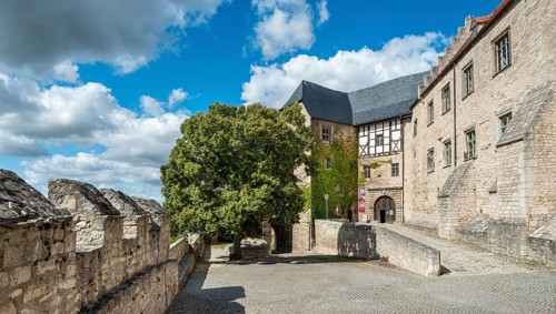 Neuenburg Castle, Freyburg an der Unstrut, Saxony-Anhalt, Germany, Europe
