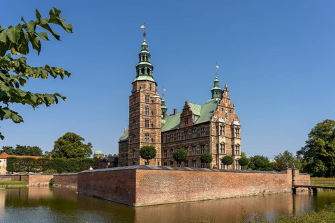 Rosenborg Castle in Copenhagen, Denmark, Europe
