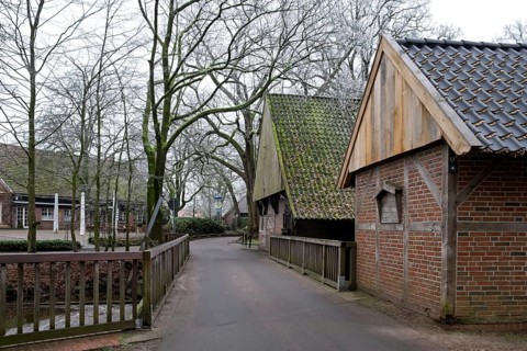 Historic hair mill, water mill from 1619, Ahaus-Alstaette, Münsterland, North Rhine-Westphalia,