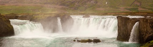 Goðafoss waterfall in northern Iceland
