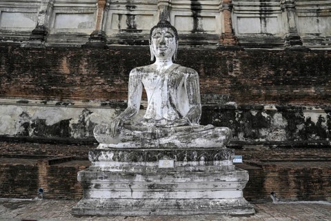 Buddha statue in Wat Yai Chai Mongkhon, Buddhist temple, Ayutthaya, Ayutthaya province, Thailand,