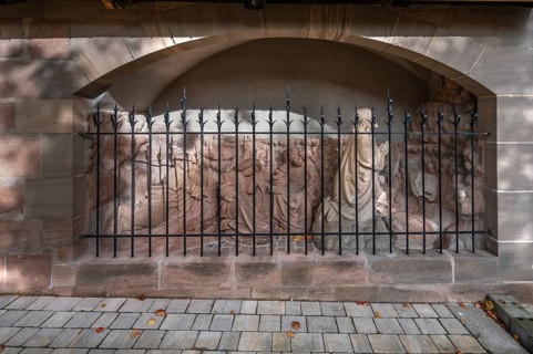 Depiction of the Mount of Olives at the Church of St Nicholas and St Ulrich, Kirchenberg 15,