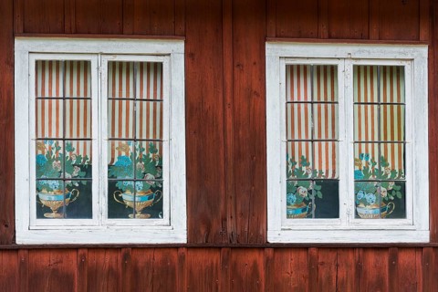 Old wooden window on a farmhouse, decoration, window, historic, old, old, muntin window, decorated,