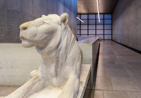 Interior view, James Simon Gallery with access to the Neues Museum, Berlin, Germany, Europe
