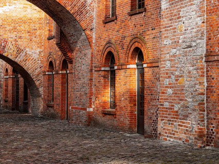 Citadel in Berlin-Spandau, Italian courtyards, Berlin, Germany, Europe