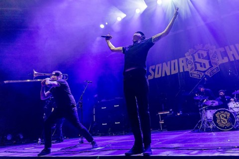 Sondaschule, Ska Punk Rock Band, Germany, Costa Cannabis (Tim Kleinrensing), Singer, concert, 12.02