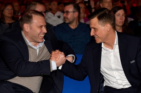 Member of the Executive Committee Stefan Jung VfB Stuttgart (left) and Member of the Executive