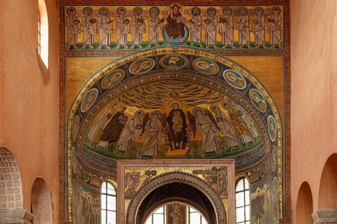 Euphrasian Basilica, UNESCO World Heritage Site, Porec, Istria, Croatia, Europe