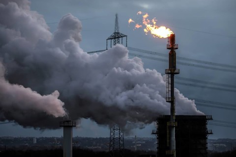 Bottrop, North Rhine-Westphalia, Germany, The Prosper coking plant is one of three operating coking