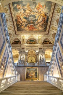 Staircase, Natural History Museum Vienna, Austria, Europe
