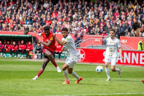 20.04.2024, Football 2nd Bundesliga, Season 2023/24, Matchday 30: 1. FC Kaiserslautern vs SV Wehen