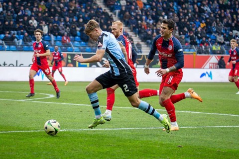 Football 3rd division, season 2024/25, matchday 24: Waldhof Mannheim vs Hansa Rostock***Dynamic
