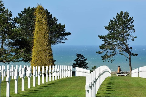 The Normandy American Cemetery and Memorial is a World War II cemetery and memorial in