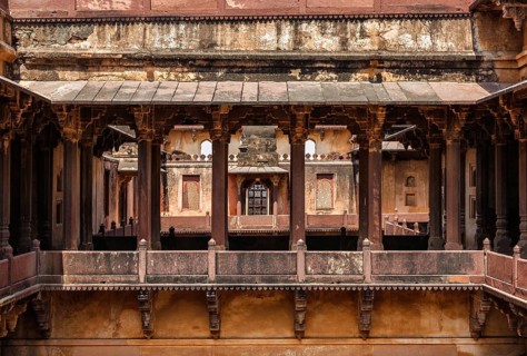 Datia palace (also called Satkhanda Palace or Purana Mahal or the Old palace) . Datia, Madhya