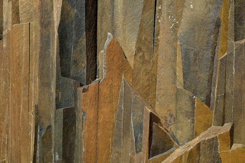 Basalt columns, organ pipes made of basalt, near Twyfelfontein, Kunene region, Namibia, Africa