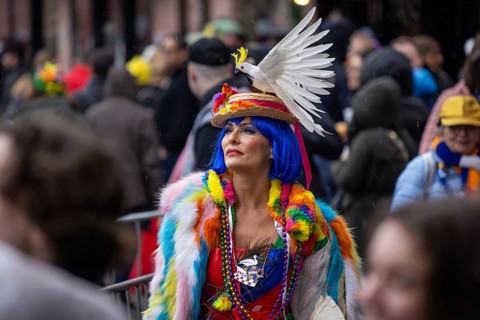 The Frankfurt carnival parade will parade across the Römerberg in Frankfurt am Main on 11 February