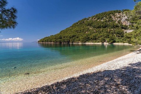 Velika Duba beach, Zivogosce, Croatia, Europe