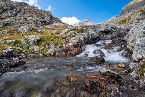 Gradenbach im Gradental, Hohe Tauern National Park, Hoher Perschitzkopf, Schober Group, Putschall,