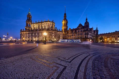 Dresden Court Church, Dresden Royal Palace, Hausmann Tower, Baroque, Renaissance and
