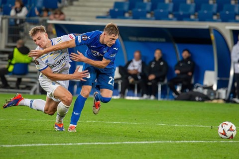 Football UEFA Europa League, 2024/25 season, matchday 2: TSG Hoffenheim v Dynamo Kiev. Picture: