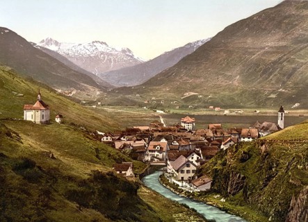 Urseren, also Ursern, is the valley of the upper Reuss in Uri, Switzerland, running southwest to