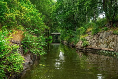 Kinda Canal, Linköping, Östergötland, Sweden, Scandinavia, Europe