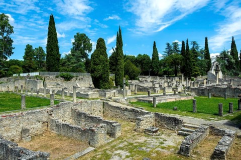 Vaison-la-Romaine. Archaeological site of La Villasse. Vaucluse. Provence-Alpes-Côte d'Azur. France