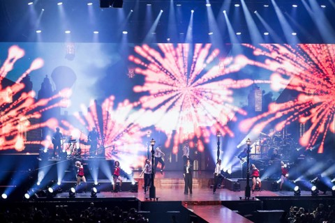 Andrea Berg live at Party, Hits, Emotions - The Tour 2025 at the Berlin Uber Arena on 15 February