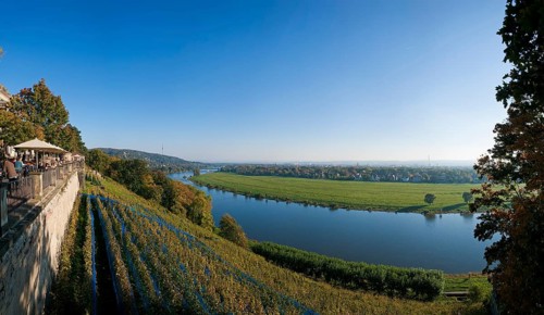View of the Elbe valley