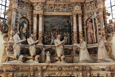 Church of St. Moriz, epitaph of Nikolaus Bergner, alabaster tomb counted among the most beautiful