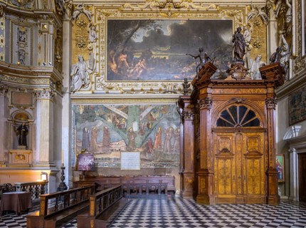 Basilica of Santa Maria Maggiore, Bergamo, Province of Bergamo, Italy, Europe