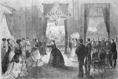 Visit of Empress Eugenie de Montijo, Maria Eugenia Ignacia Agustina de Palafox Portocarrero de