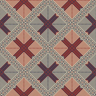Embroidery Tatreez pattern, Palestinian fashion vector ornament