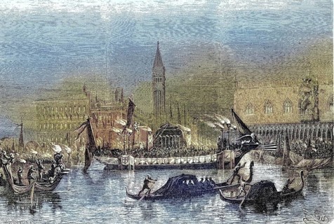Funeral of Daniele Manin (13 May 1804) (22 September 1857), Manin died in France. After the