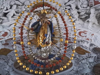 Interior of the collegiate church of Speinshart Monastery, abbey of the Premonstratensian Order,