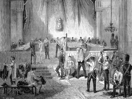 The Revision Council for the Mobile National Guard, Convocation and Examination of Soldiers, 1869,