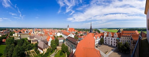 Torgau View from Hartenfels Castle