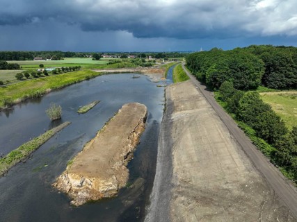 Dortmund / Castrop-Rauxel, North Rhine-Westphalia, Germany, river renaturalisation, renaturation of