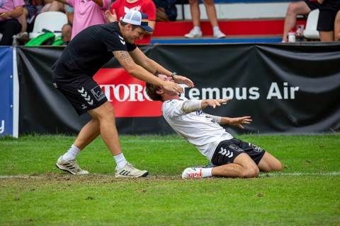 Fistball: TSV Pfungstadt against Union Tigers Vöcklabruck (IFA 2024 Fistball World Tour Finals